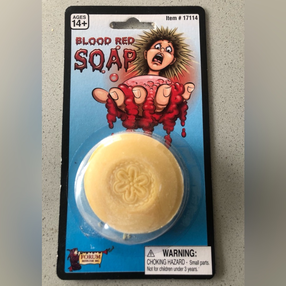 Blood Red Soap Novelty Soap